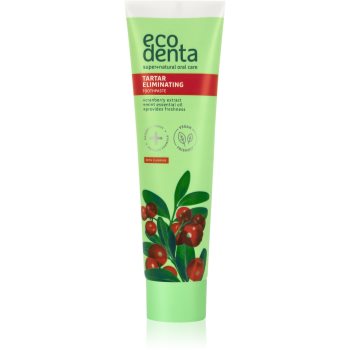 Ecodenta Green Tartar Eliminating pastă de dinți împotriva tartrului cu efect răcoritor cu flor - imagine 2